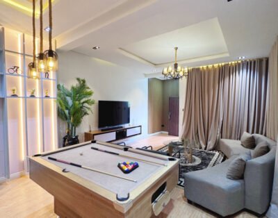3 Bedroom Apartment in Wuye with Snooker and PS5