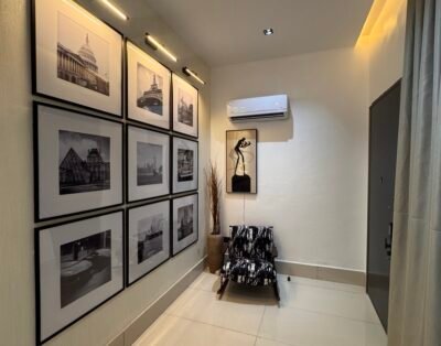 4 Bedroom Smart Duplex in Guzape Luxury  in Guzape with 24/7 A.C, Pool, Gym, Bar, Outdoor Lounge