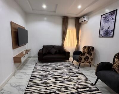 1 Bedroom Apartment inside an Estate Wuye with a Balcony