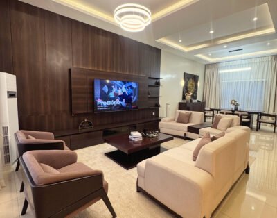 4 Bedroom Duplex in Lifecamp Luxury  in Guzape with 24/7 A.C, Pool, Football & Basket ball Court