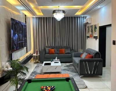 4 Bedroom Duplex in With Ps5 5, Snooker, Tennis and a swimming pool  in Wuse 2