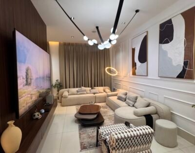 4 Bedroom Smart Duplex in Guzape Luxury  in Guzape with 24/7 A.C, Pool, Gym, Bar, Outdoor Lounge
