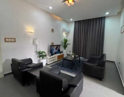 1 Bedroom Apartment in Maitama with 24/7 A.C & Lawn Tennis