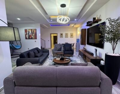 4 Bedroom Duplex in Guzape with Snooker, Table Tennis & Ps5